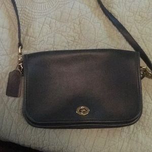 Coach, leather classic purse